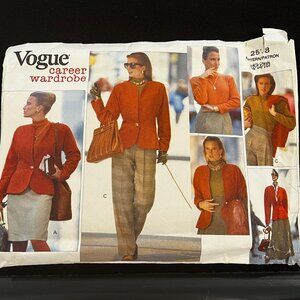 Vogue Career Wardrobe Sewing Pattern Jacket Top Skirt Pants 2518 12-14-16